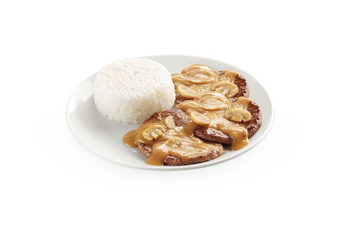 3pc Burger Steak w/ 1 Side and Drink