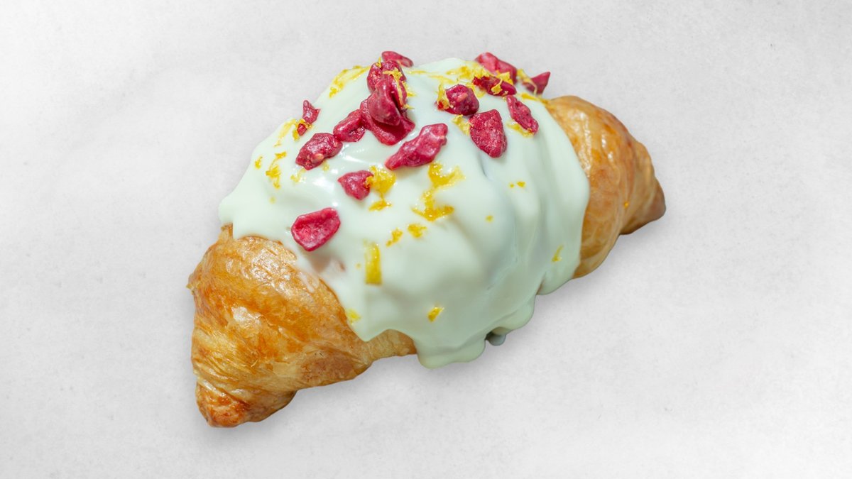 Croissant White Chocolate Lemon