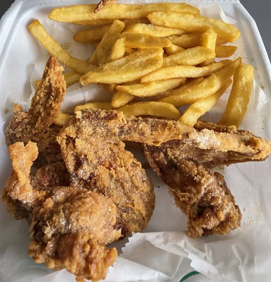 Wings (3 pcs) and Perch (3 pcs)