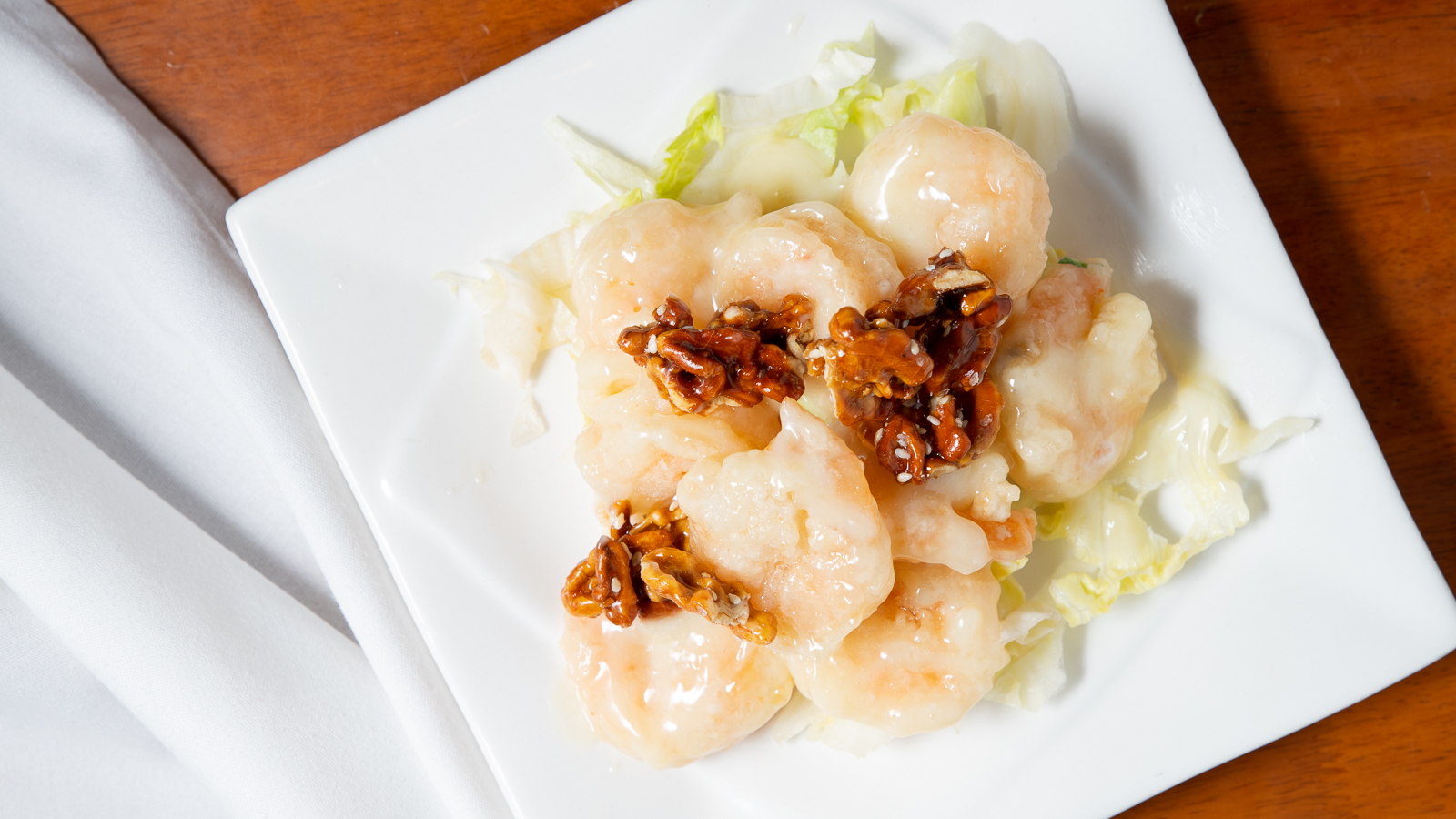Crispy Shrimp with Honey Walnuts
