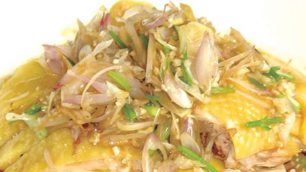 Free Range Chicken with Shallot sauce