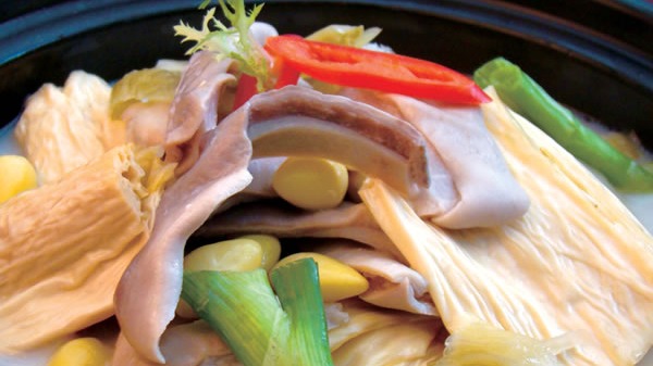 Ginkgo with pork stomach