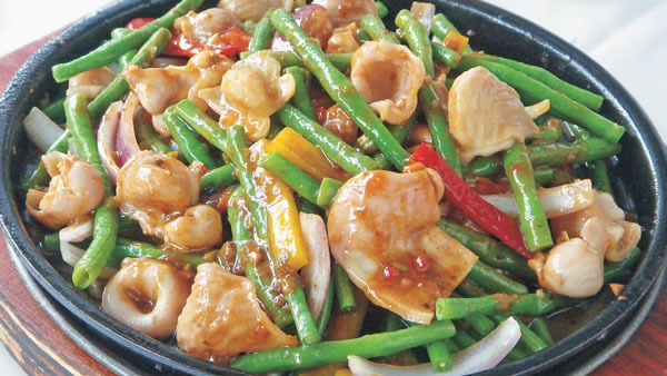 Lemongrass fish fillets with String Beans