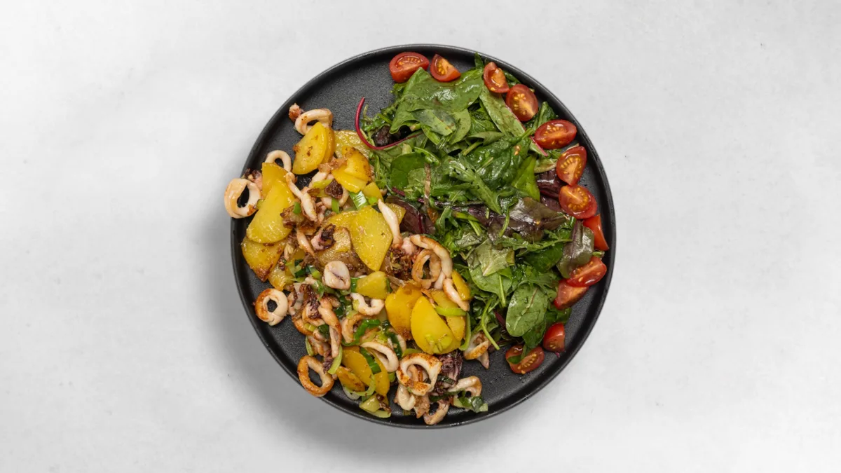 Gebratene Calamari