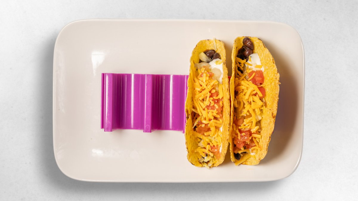 2 Super Crunchy Bean Tacos