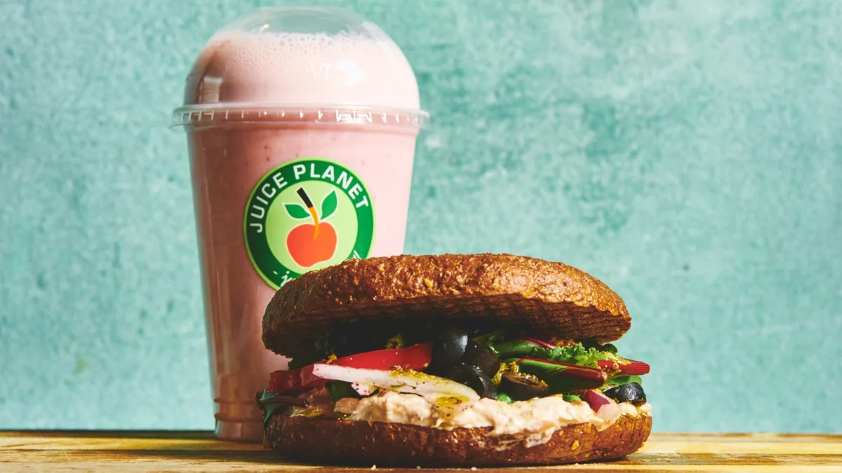 Bagel menu