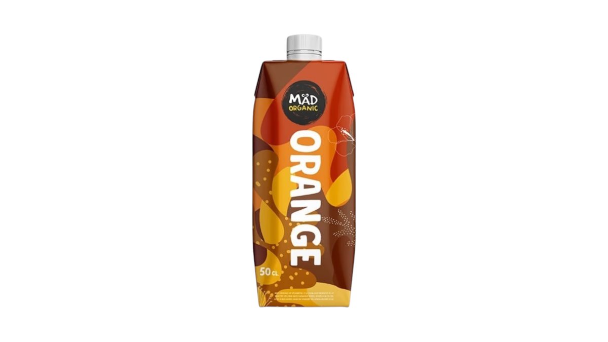 Økologisk appelsin saftevand 0,5 l