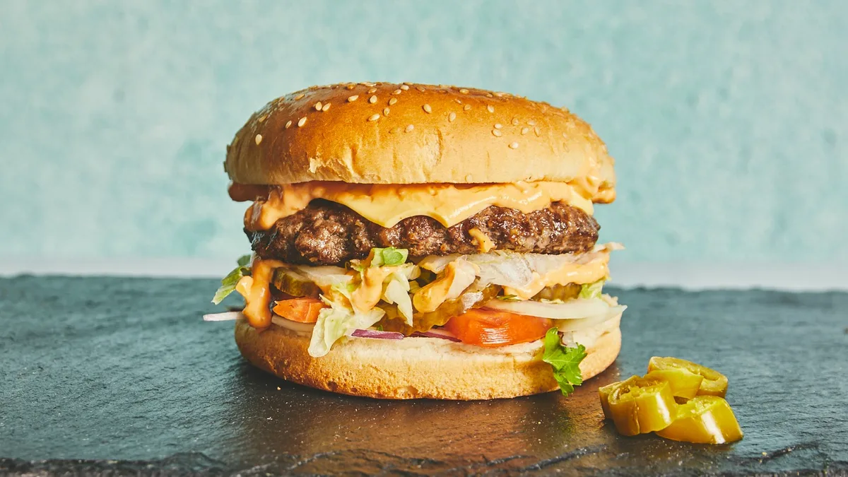 Hjemmelavet burger