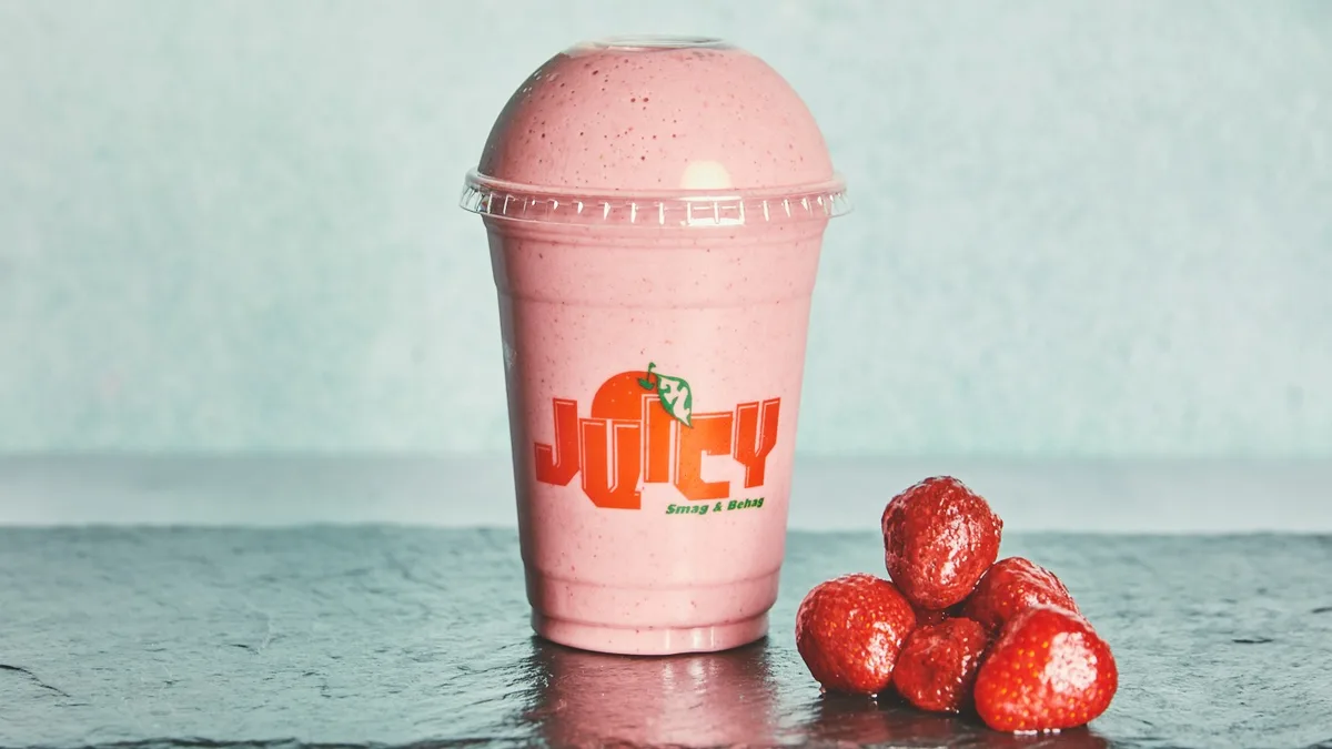 Jordbær shake 0,5 l