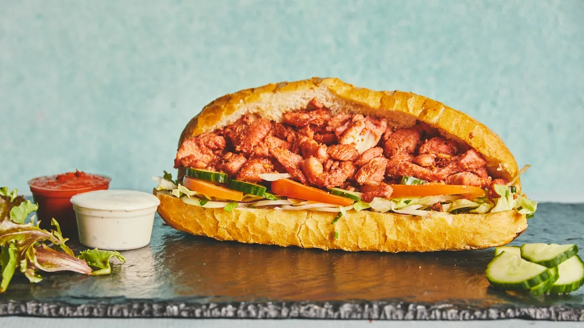 Tyrkisk brød kylling