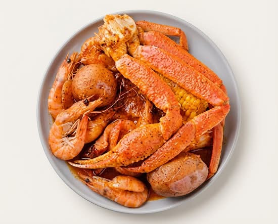 (A) Shrimp with Head and Crab Legs Combo