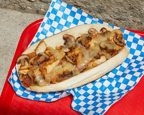 Mushroom Chicken Cheesesteak
