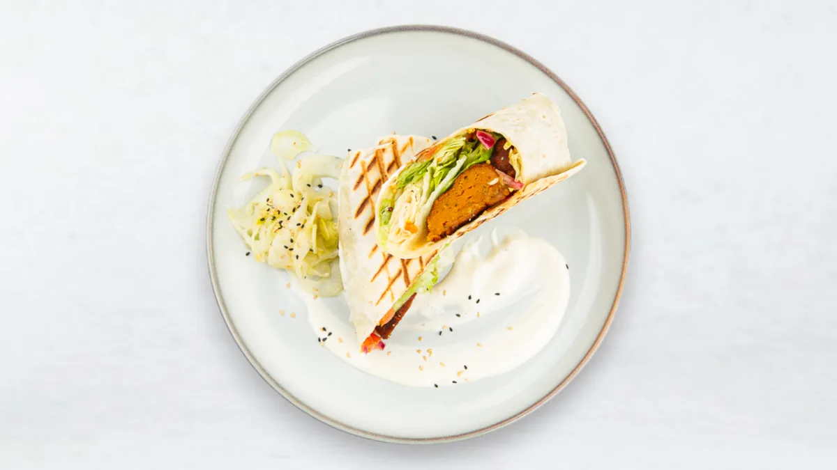 Veganer Wrap