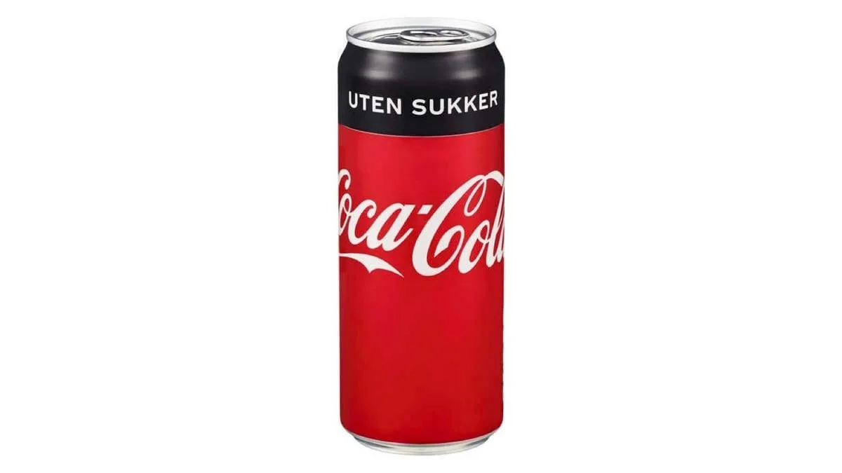 Coca Cola Uten Sukker 0.33l boks