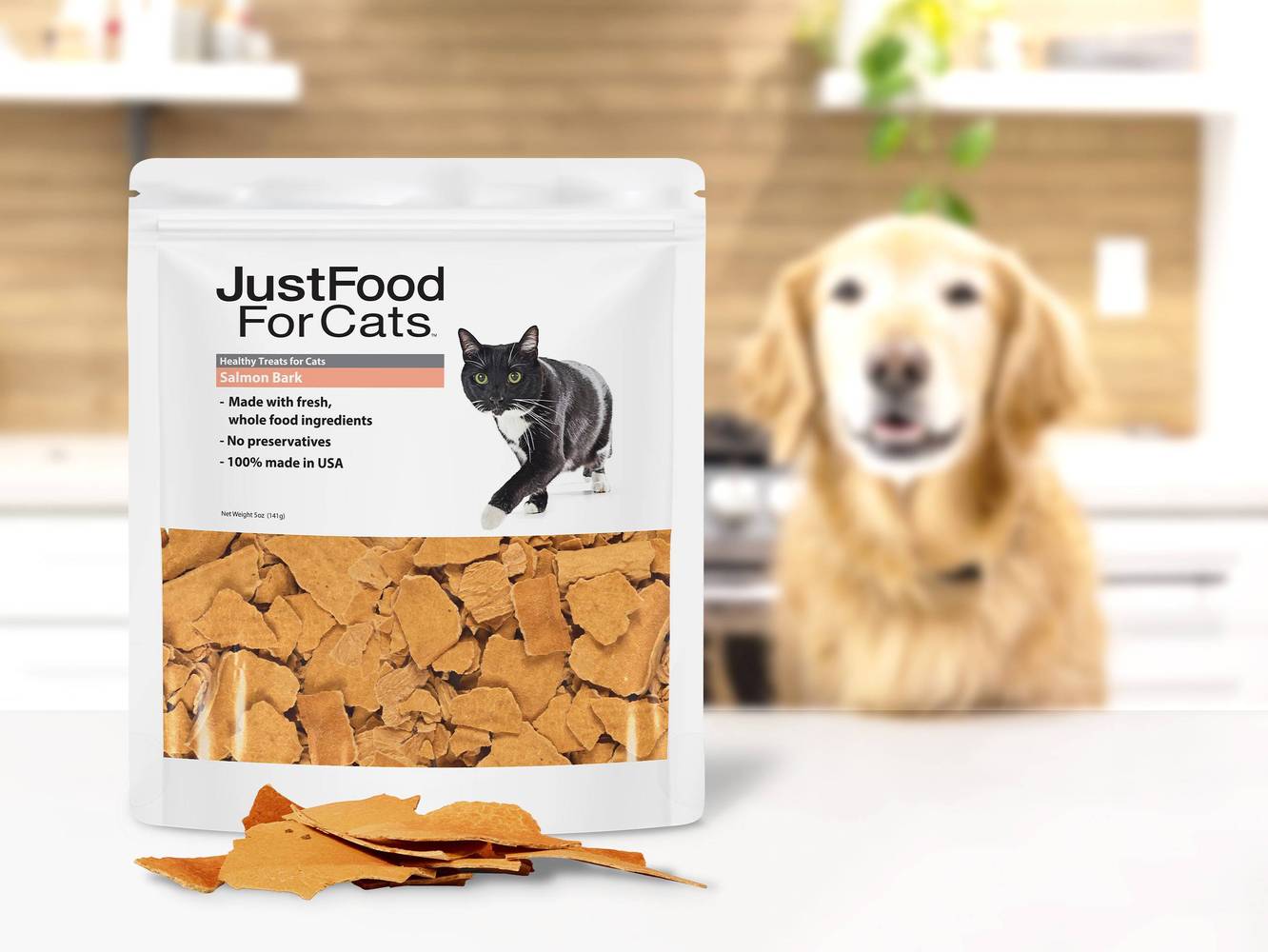 Salmon Bark for Cats (5 oz)