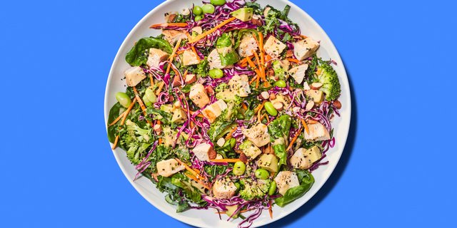 Gluten-Free Tokyo Supergreens Salad w/ Oven Roasted Chicken