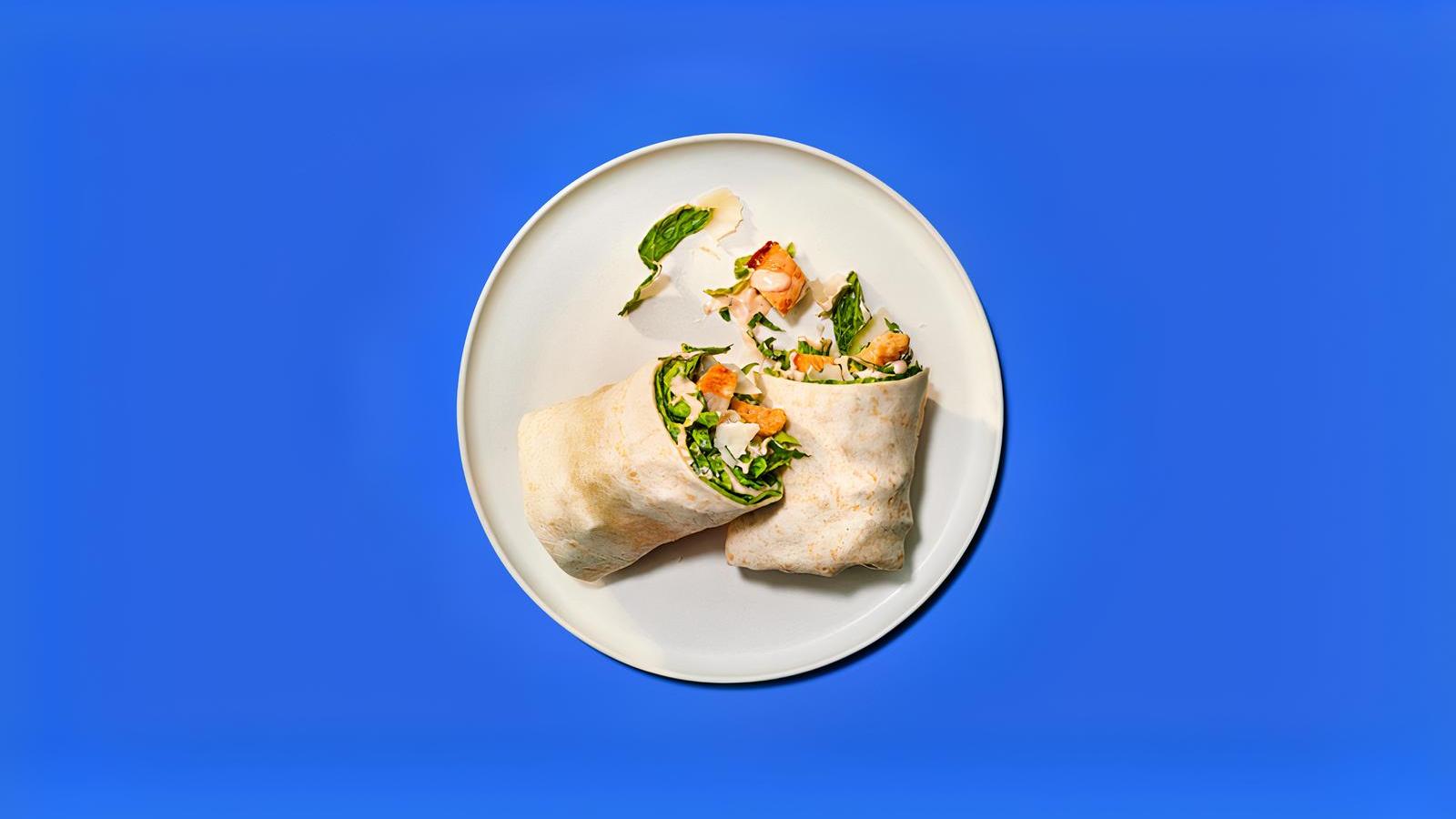 Spicy Chicken Caesar Wrap