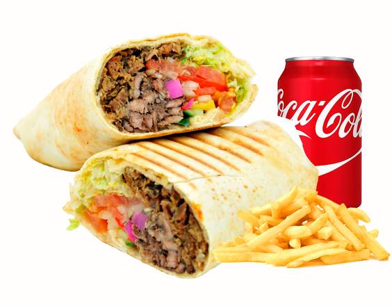 Combo Chicken shawarma wrap
