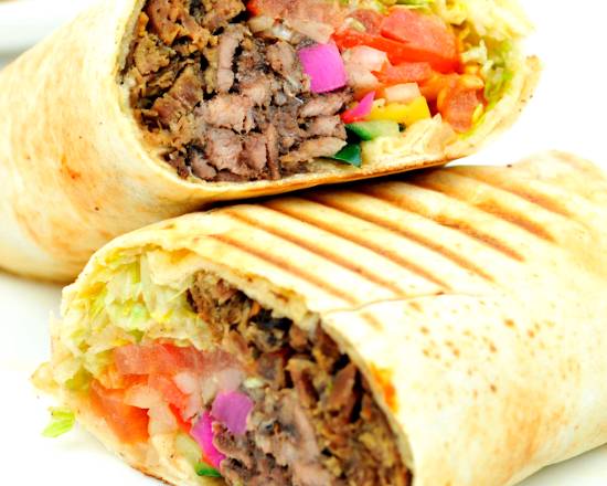 Gyro (lamb) wrap.
