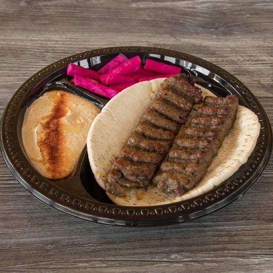 #3 Beef Lula and Hummus
