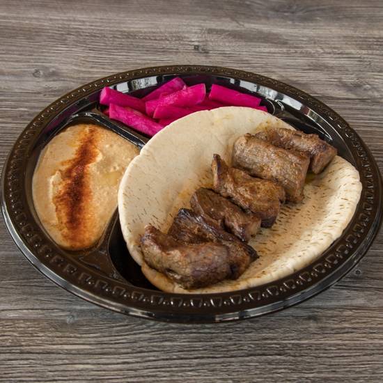 #4 Beef Shish and Hummus