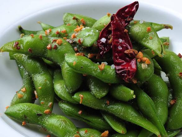 Garlic Edamame