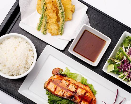 Salmon Teriyaki Tempura