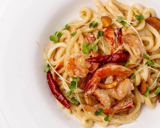Shrimp Crab Udon Pasta