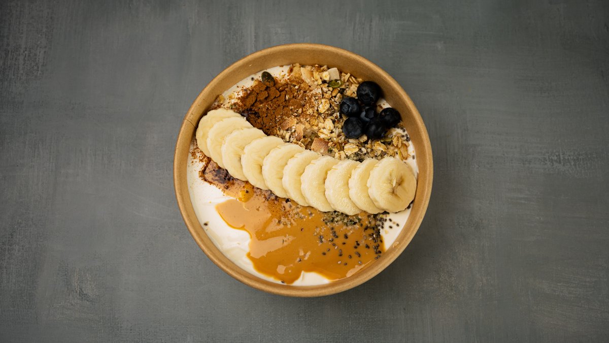 Peanutbutter yoghurtbowl