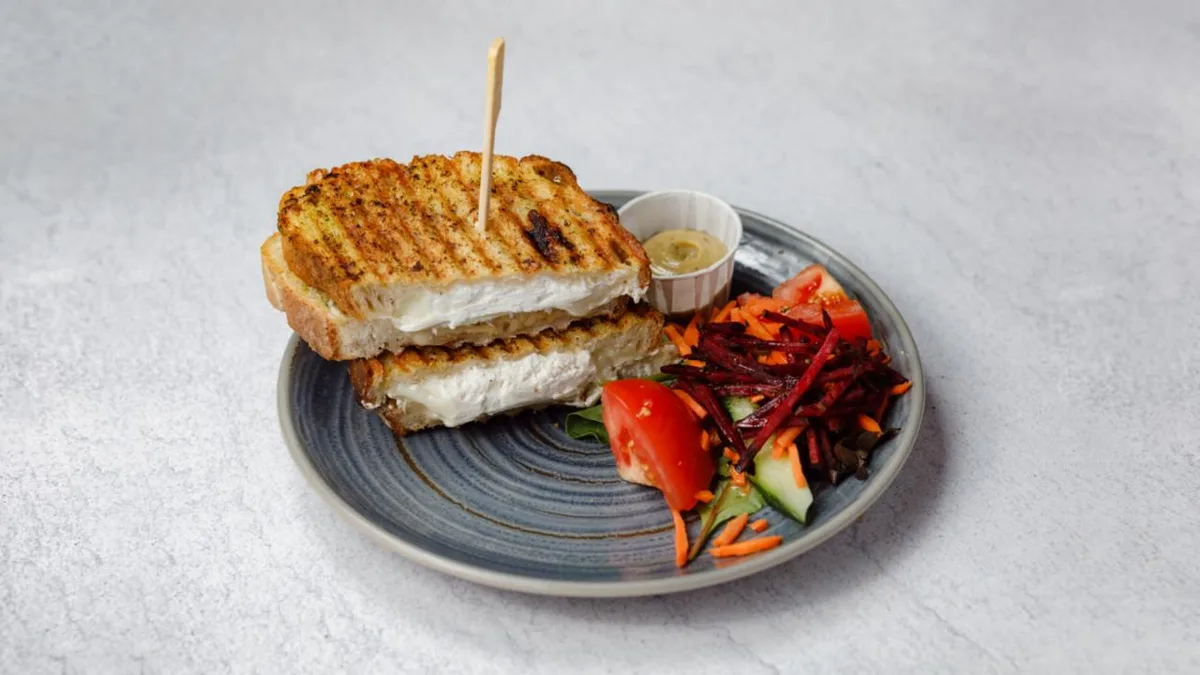 Kyckling och Chèvre - Grillad