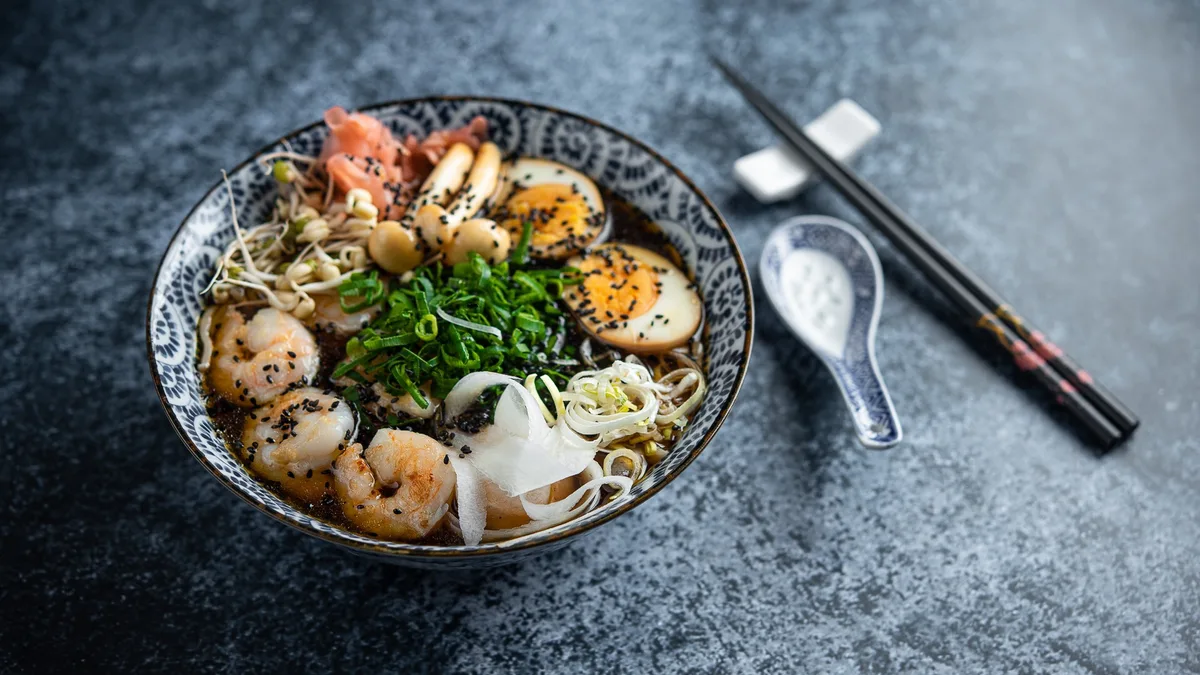Miso Ramen tiigerkrevettidega