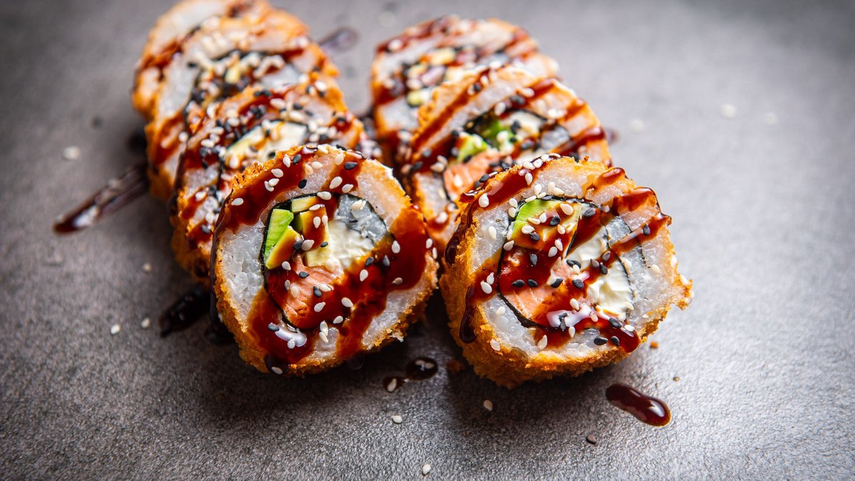 Tempura Roll With Salmon