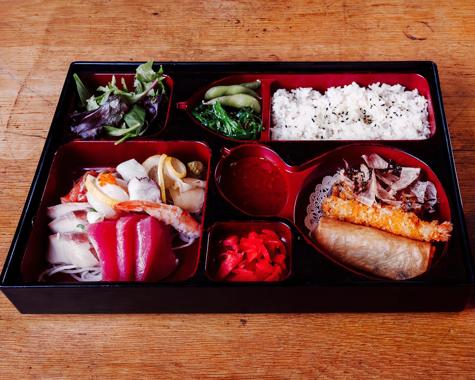 Assorted Sashimi Bento Box