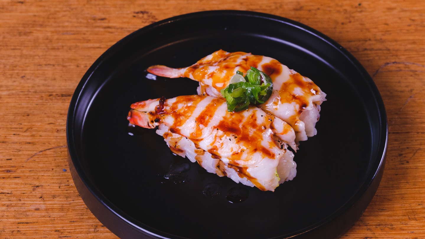 Baked Prawn Aburi