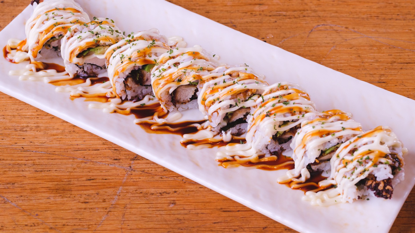 Chicken Katsu and Avocado Roll