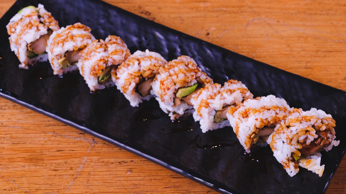 Chicken Teriyaki and Avocado Roll