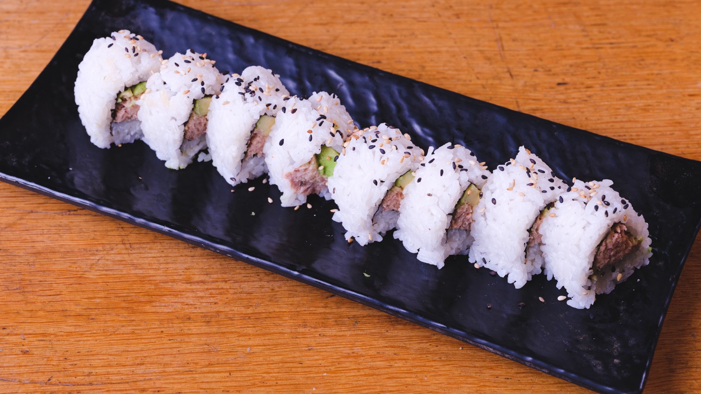 Cooked Tuna and Avocado Roll