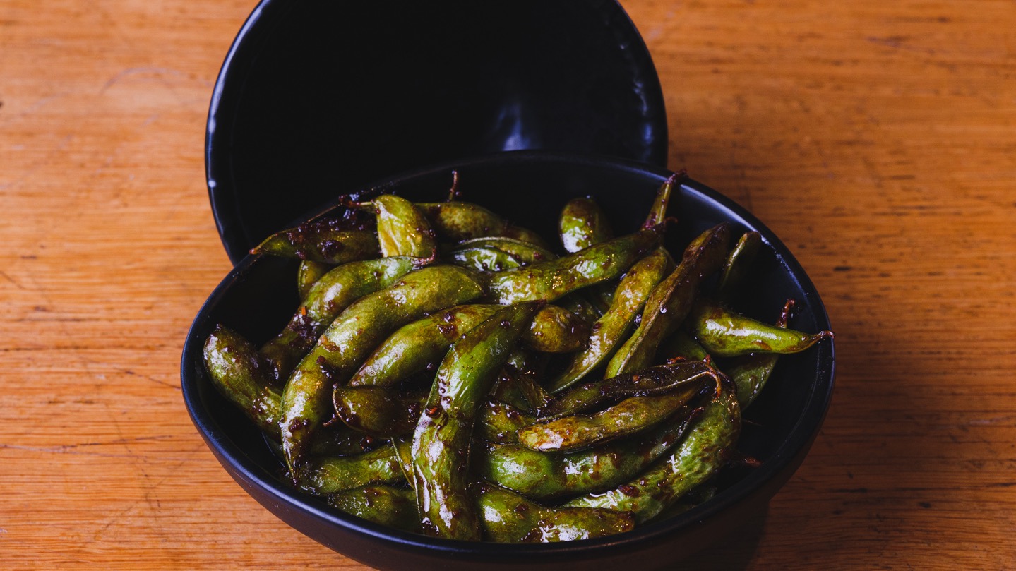 Garlic Edamame