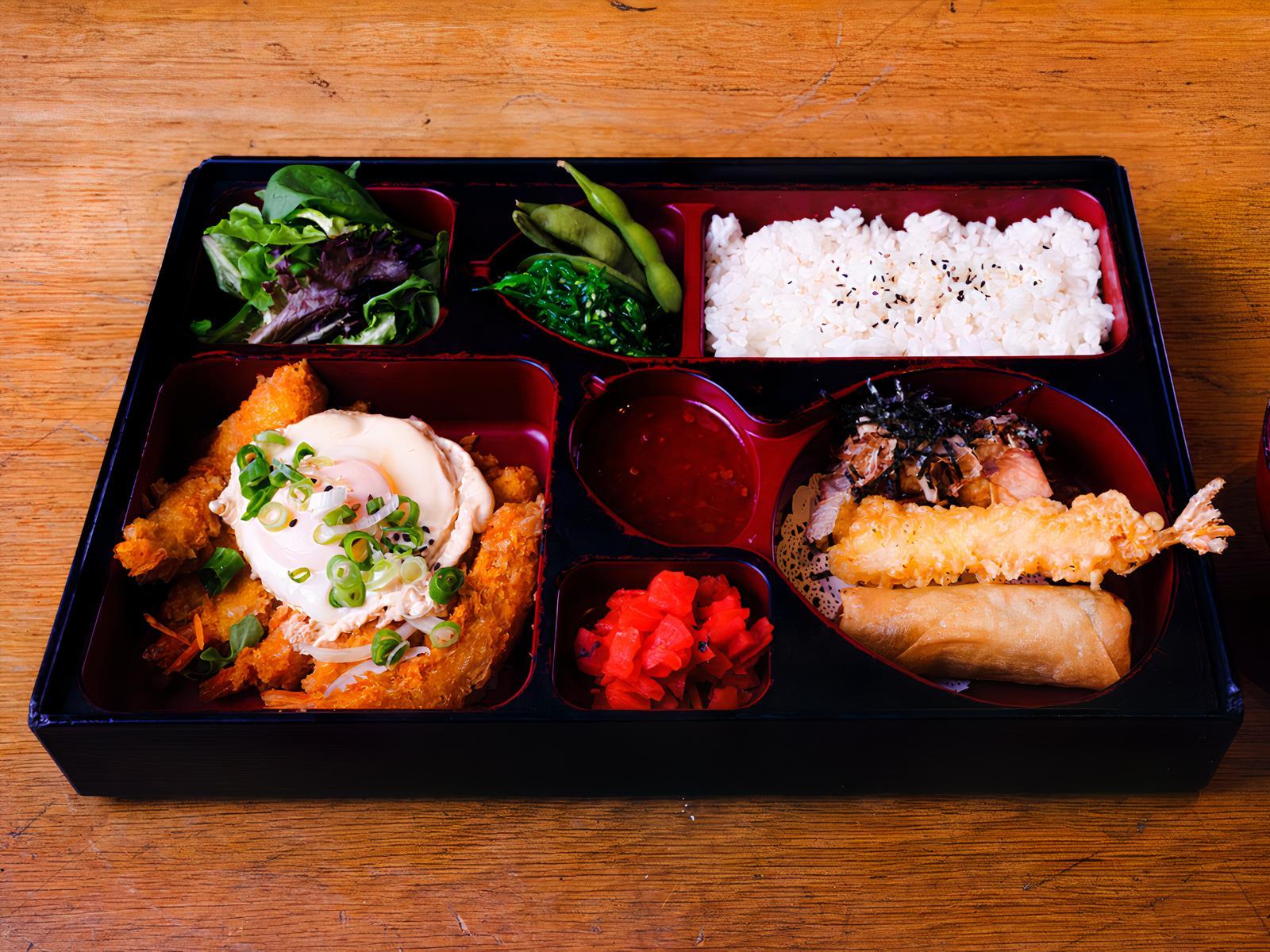 Katsu Prawn Bento Box