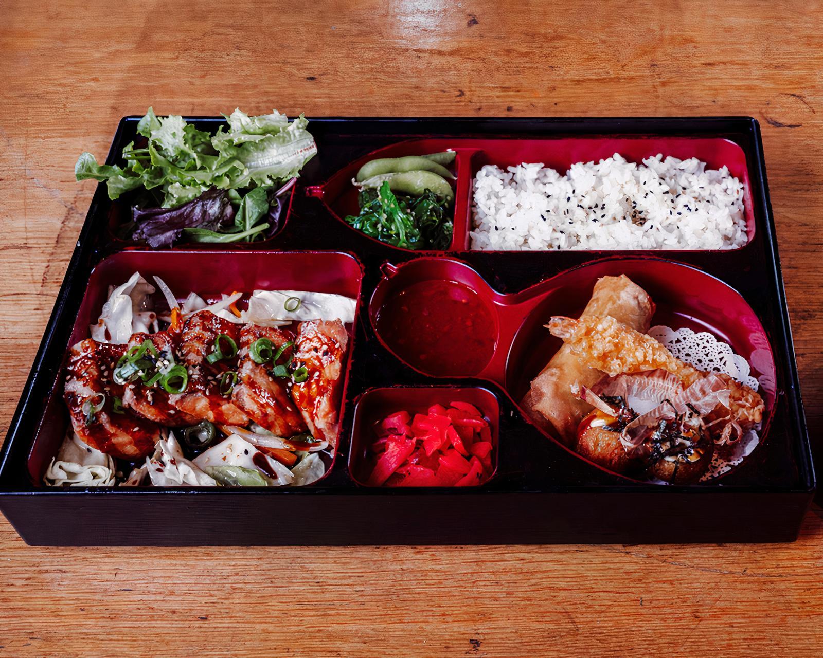 Salmon Teriyaki Bento Box