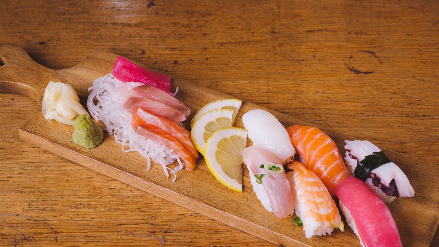 Sushi and Sashimi