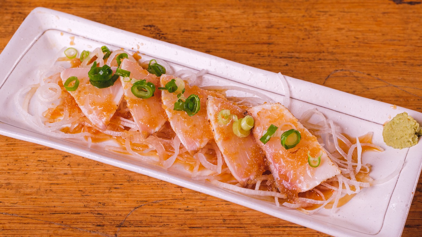 Tataki Kingfish Sashimi