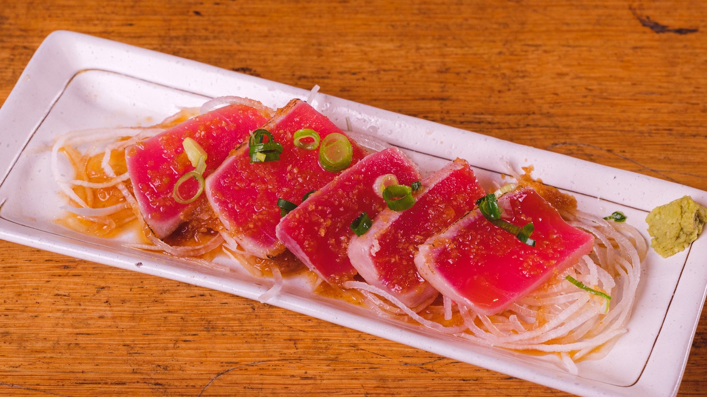 Tataki Tuna Sashimi