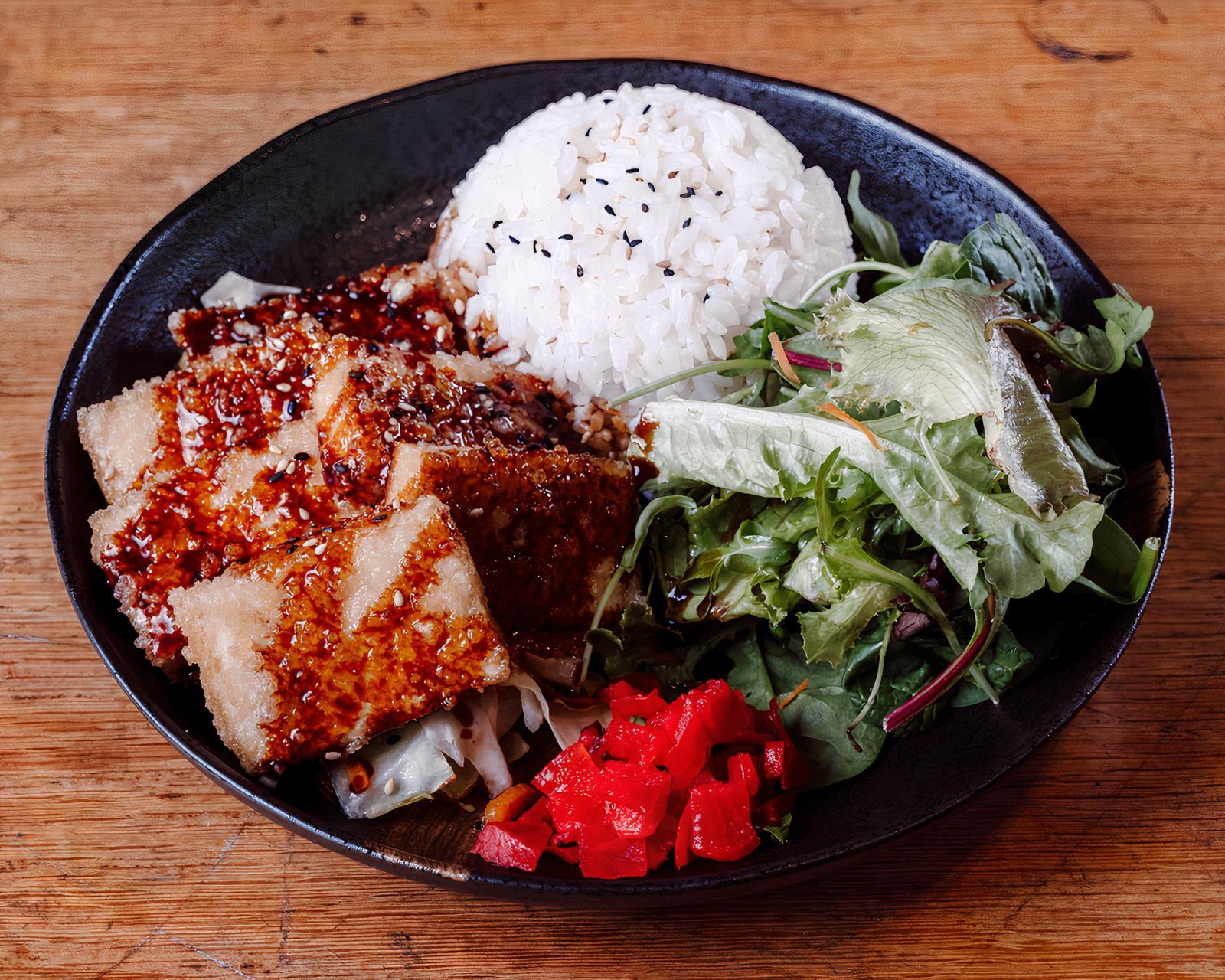 Tofu Teriyaki Don