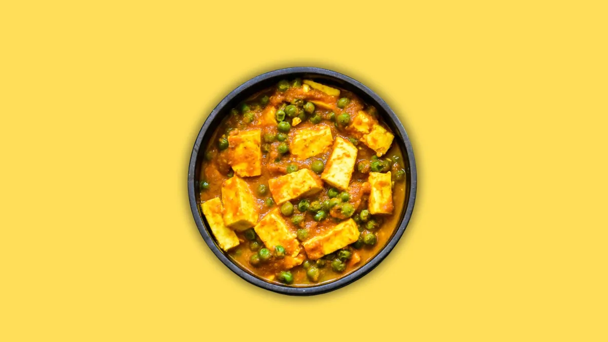 Mutter Paneer s ryžou