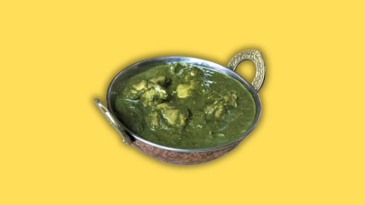 Palak Paneer s ryžou