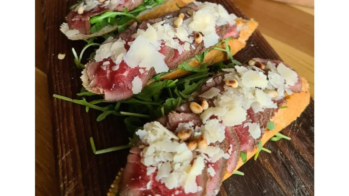 Carpaccio beef