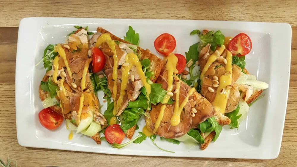 Carpaccio losos - posno