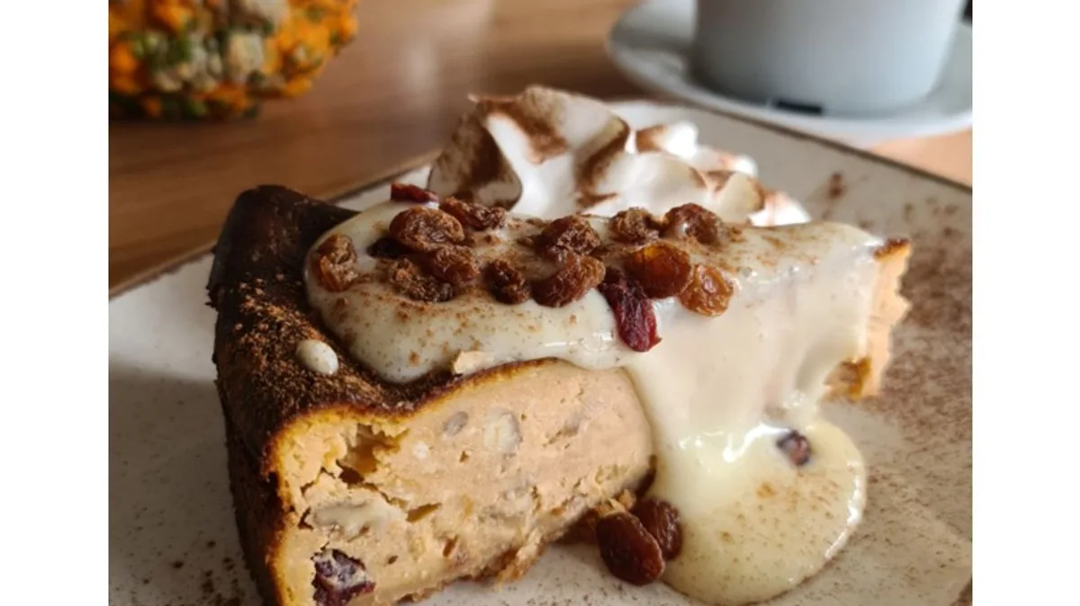 Pumpkin cheesecake