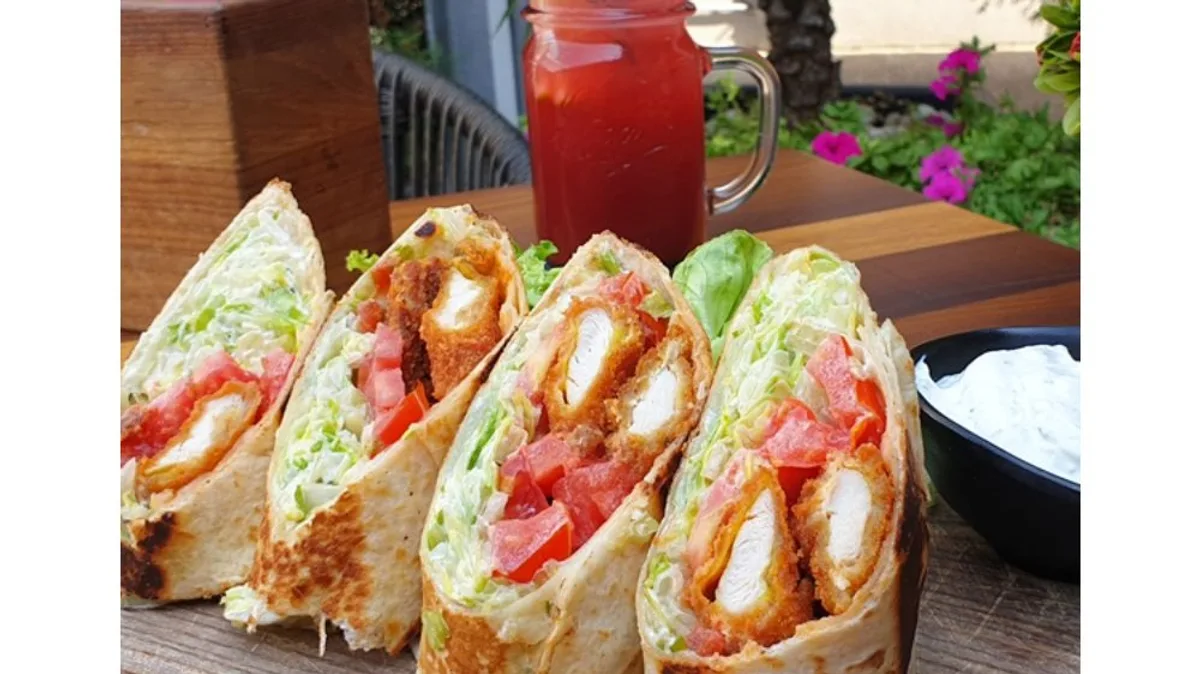 Tortilja sa hrskavom aromatičnom piletinom